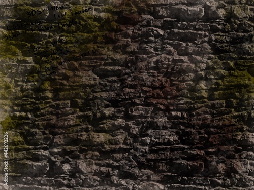 Stone wall asset texture background