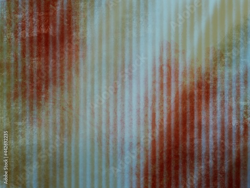 Rusted tin roof texture asset background