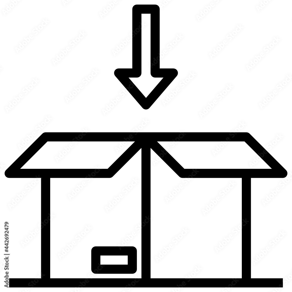 Order And Shipping_package line icon,linear,outline,graphic,illustration Order And Shipping_package line icon,linear,outline,graphic,illustration