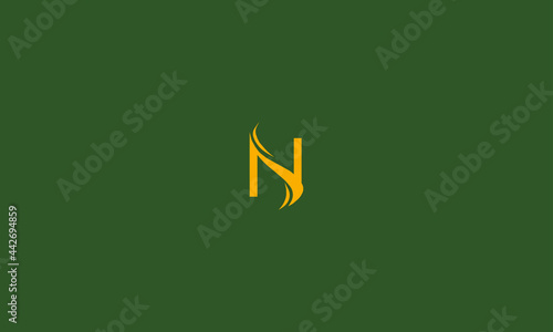 Letter N logo icon design template elements