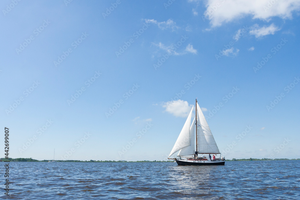 Fototapeta premium Sailing boat at Sneekermeer