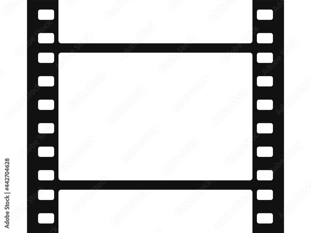 Obraz premium ネガフィルムのイラスト