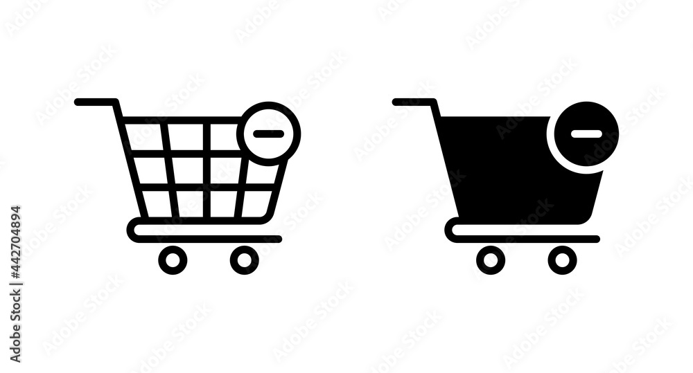 Shopping cart icon vector for web, computer and mobile app Shopping cart icon vector for web, computer and mobile app