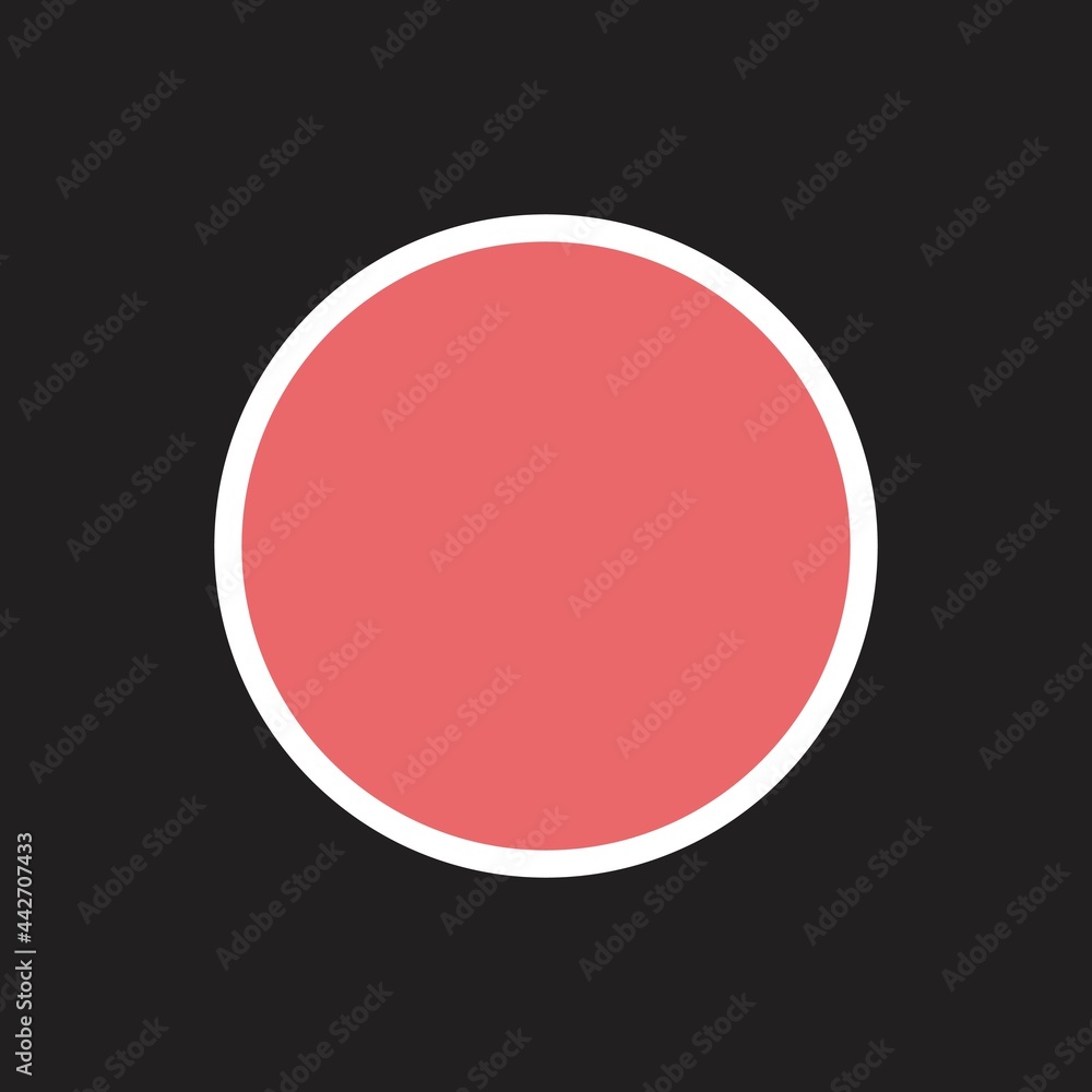 Logo circle background. Decoration logo. Icon circle. The icon in a colored circle with a white bold border. Web button, modern flat design. Logo circle background. Decoration logo. Icon circle. The icon in a colored circle with a white bold border. Web button, modern flat design.