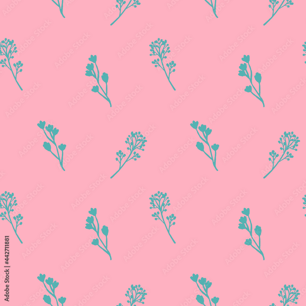 Watercolors, Flowers .Watercolor floral seamless paper, pattern and seamless background. Ideal for printing on fabric and paper or scrapbooking. Hand-painted illustration.Print in a hand-drawn style