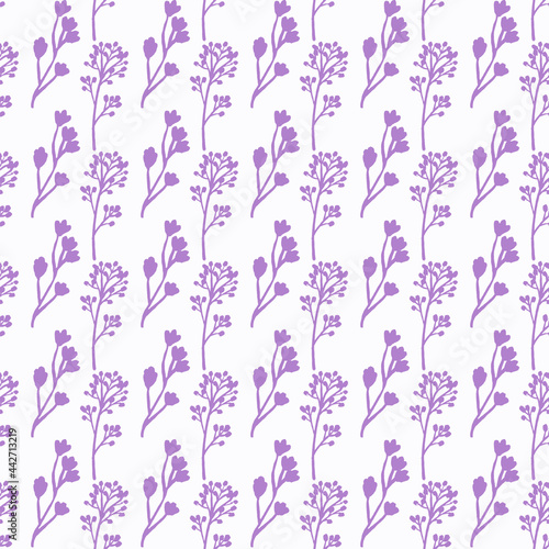 Watercolors  Flowers .Watercolor floral seamless paper  pattern and seamless background. Ideal for printing on fabric and paper or scrapbooking. Hand-painted illustration.Print in a hand-drawn style