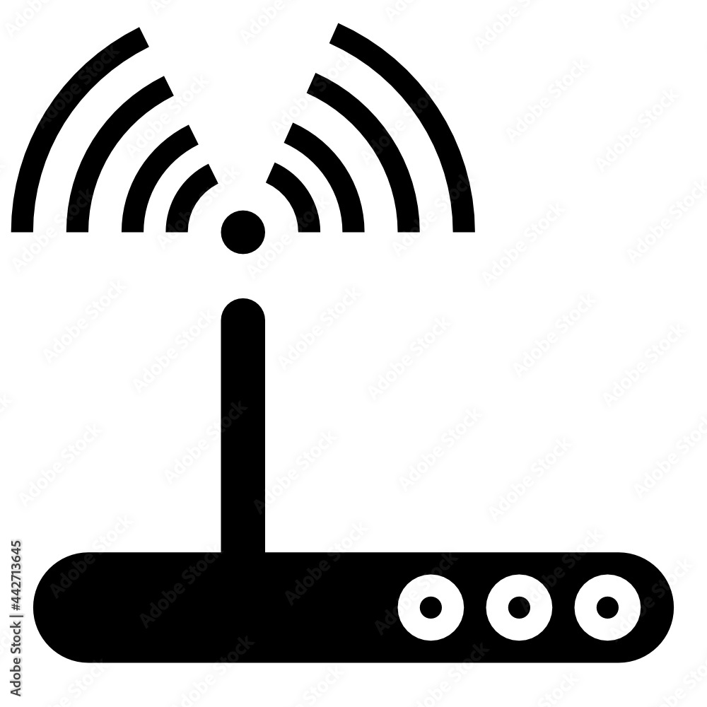 Technology And Devices_wifi router glyph icon,linear,outline,graphic,illustration Technology And Devices_wifi router glyph icon,linear,outline,graphic,illustration