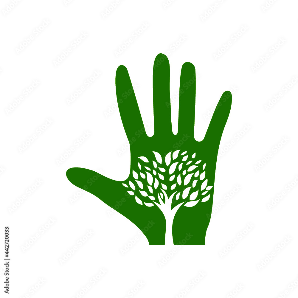 Think green icon isolated on white background Think green icon isolated on white background