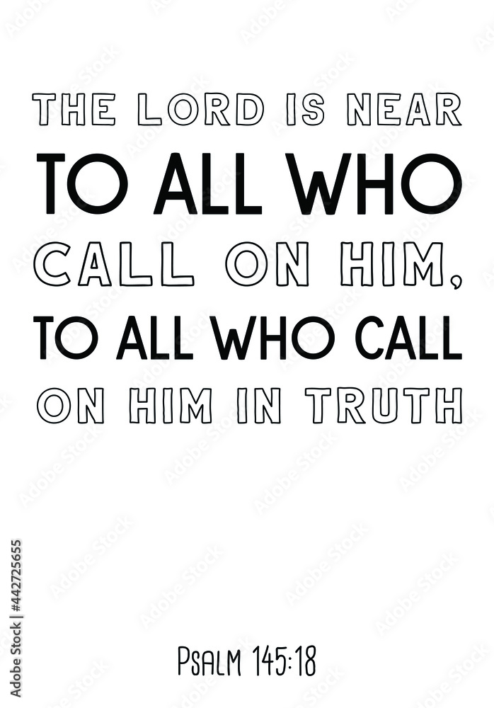 Fototapeta premium When thou passest through the waters, I will be with thee; and through the rivers. Bible verse quote 