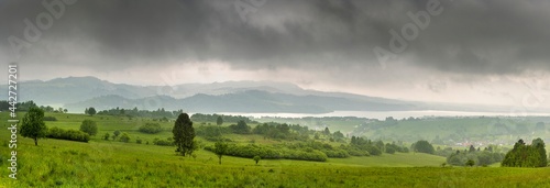 Fototapeta Naklejka Na Ścianę i Meble -  Beautiful landscape panorama in Podhale, Poland