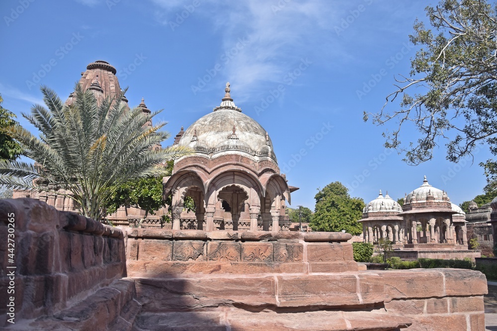 Mandore temple in jodhpur,rajasthan,india,asia Mandore temple in jodhpur,rajasthan,india,asia