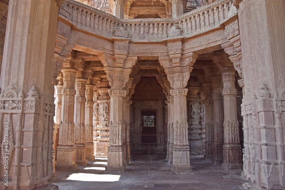 group of Temple in the Mandore garden,Jodhpur,rajasthan,india,asia