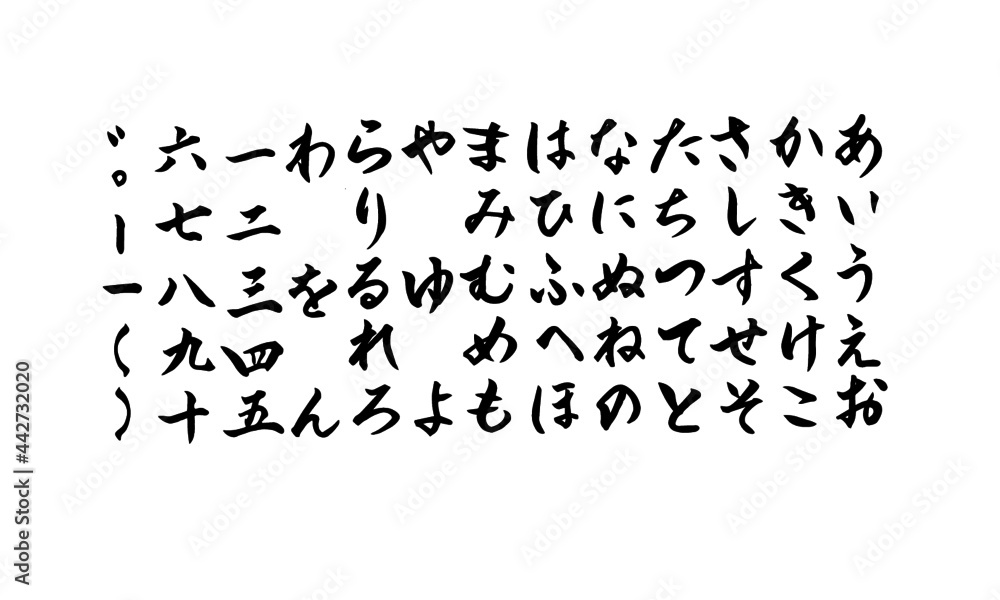 ひらがな 五十音 表 フォント 筆文字 手書き 漢数字 ロゴ 素材 ブラシ 墨 日本語 たて書き セット Set Of Japanese Hiragana Hand Written Black Ink White Background Vector De Stock Adobe Stock ひらがな 五十音 表 フォント 筆文字 手書き 漢数字 ロゴ 素材 ブラシ 墨 日本語 たて書き セット Set Of Japanese Hiragana Hand Written Black Ink White Background Vector De Stock Adobe Stock