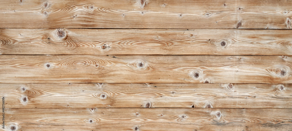 Naklejka premium Beautiful wooden boards wall or floor vintage design background