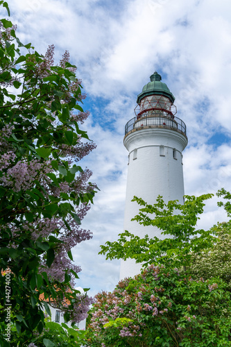 Wallpaper Mural view of the Stevns Lighthouse on the east coast of Denmark on a beautiful summer day Torontodigital.ca
