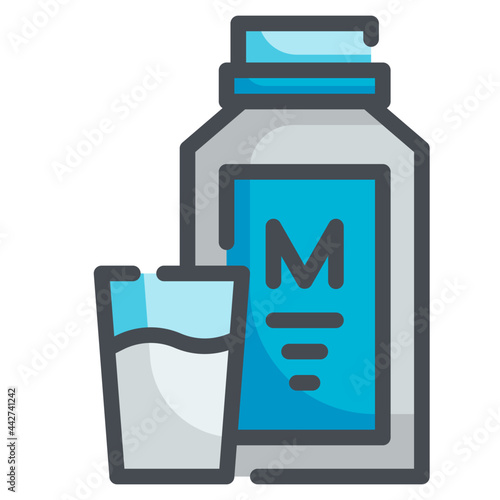 milk line icon