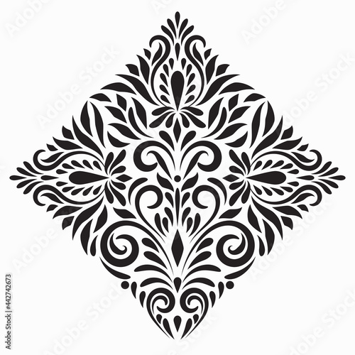 Vector Floral Design Element.