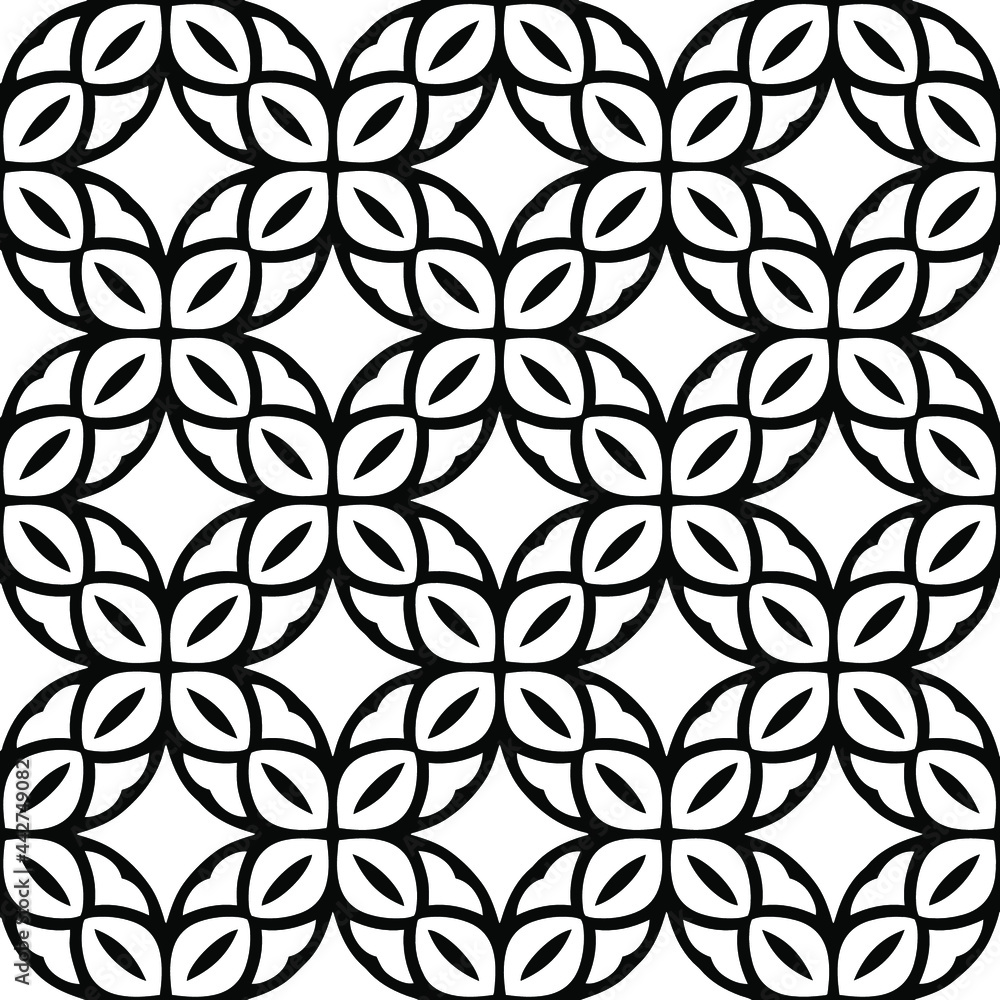 floral seamless pattern background.Geometric ornament for wallpapers and backgrounds. Black and white
pattern.
floral seamless pattern background.Geometric ornament for wallpapers and backgrounds. Black and white
pattern.