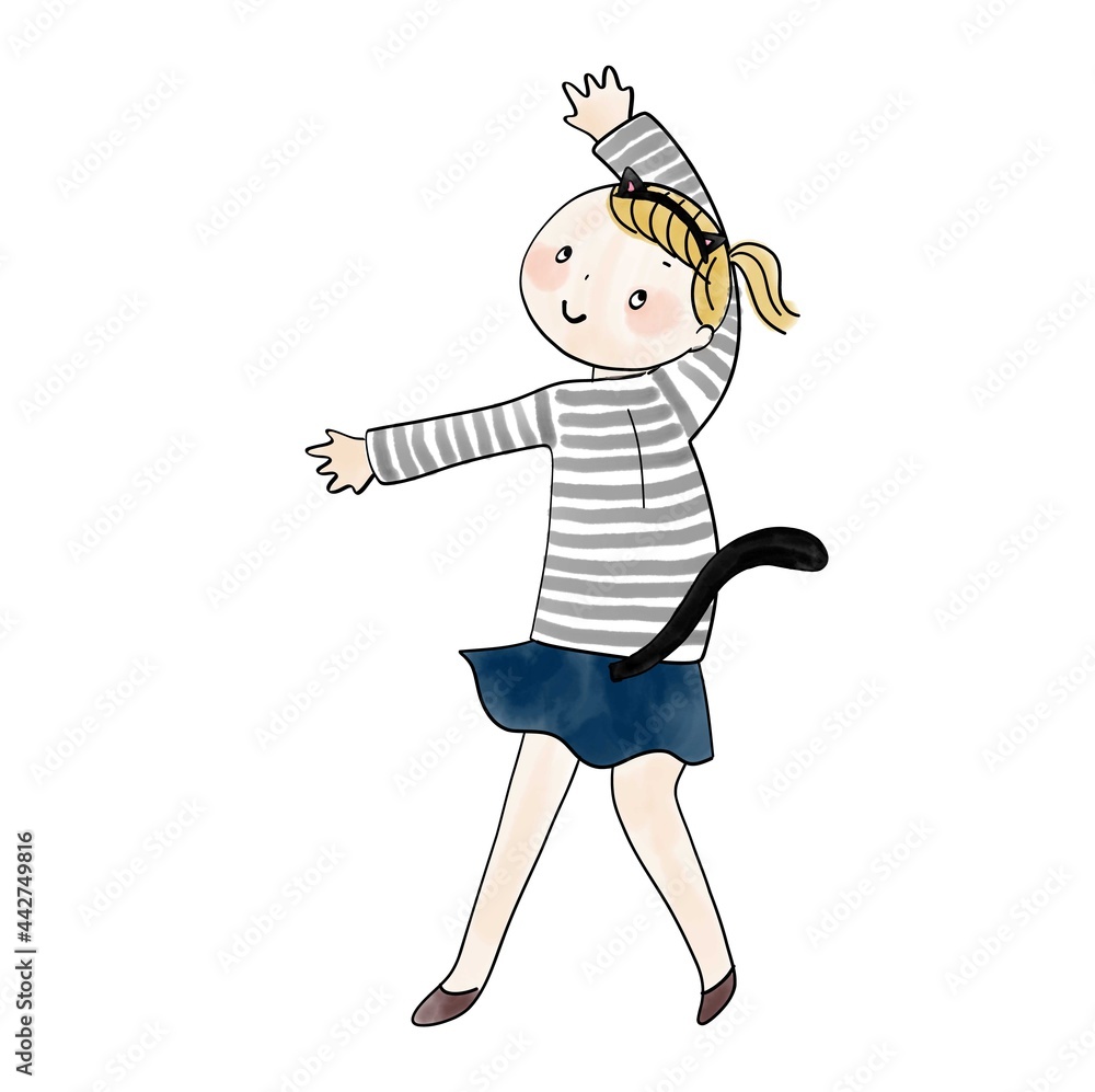ハロウィン 黒猫の女の子 欧米人
ハロウィン 黒猫の女の子 欧米人