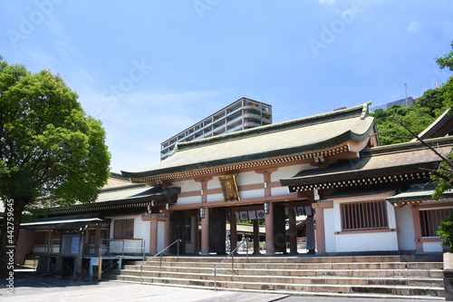 鹿児島市・照国神社の神門
