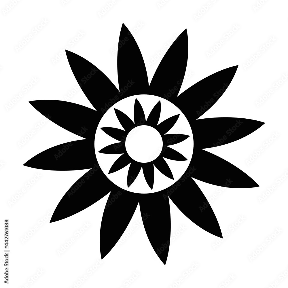 illustration of a flower illustration of a flower