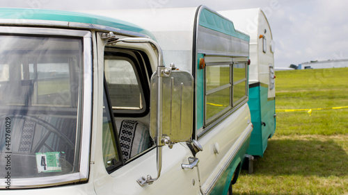 Pickup and Camping Trailer