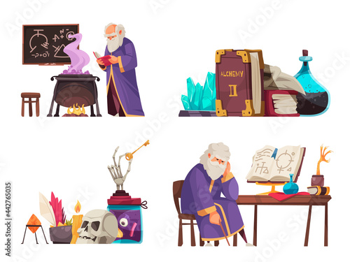 Cartoon Alchemy Compositions