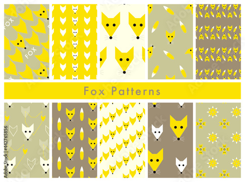 Fox Patterns Set ／パターンセット《きつね》