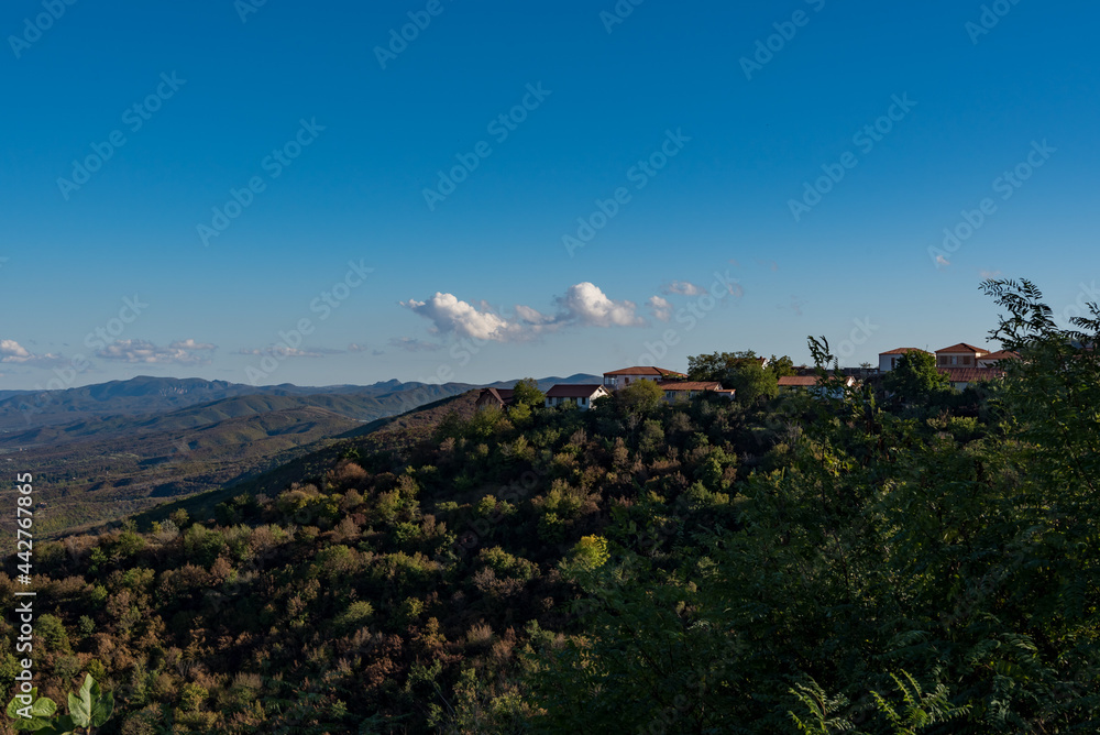 Fototapeta premium landscape with mountains and sky