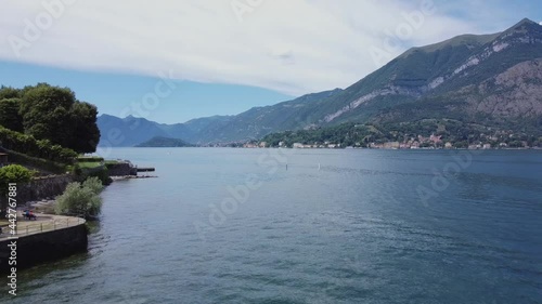 Landscape of Lake Como near Bellagio, north Italy