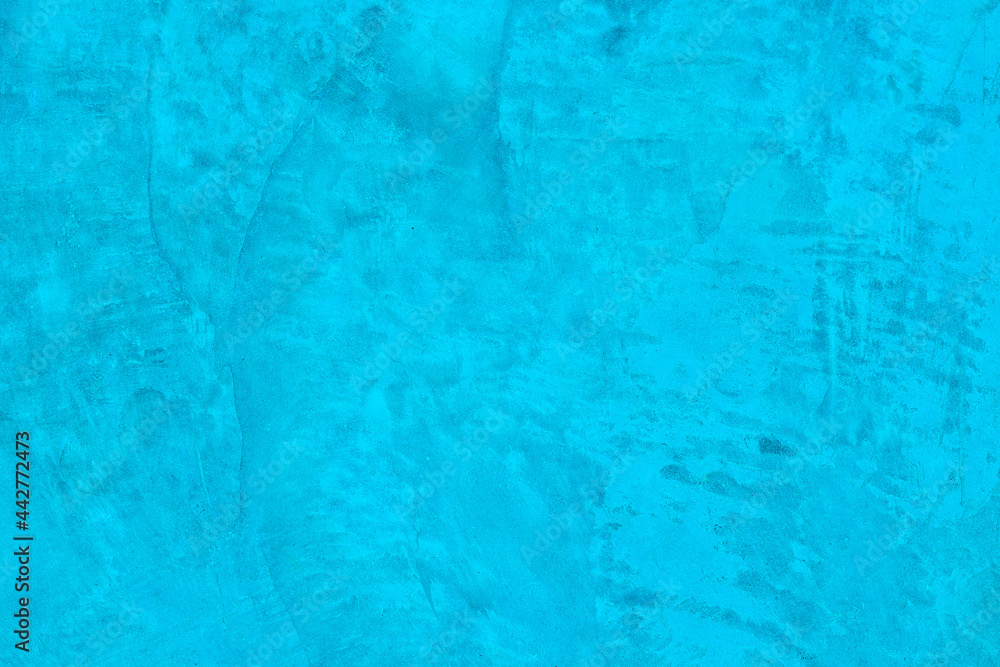Fototapeta blue polished concrete floor building design