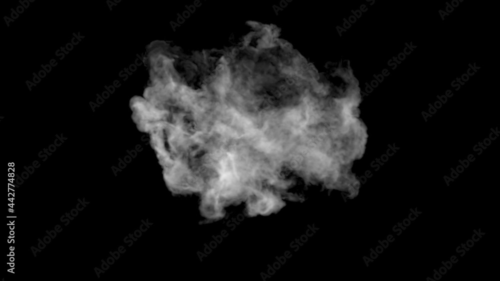 Smoke, steam explosion or puff. Smoke, steam explosion or puff.