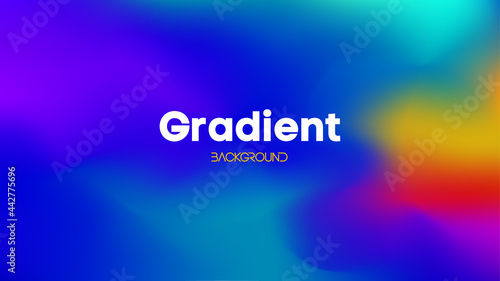 Yellow green blue magenta gradient. Gradient Abstract Vector Illustration.