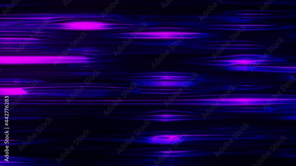 Horizontal liquid neon lines shimmer in a smooth bend. Abstract computer generated background, 3d rendering Horizontal liquid neon lines shimmer in a smooth bend. Abstract computer generated background, 3d rendering