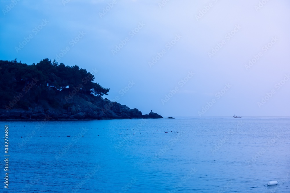 Sunset sea water sun light. reflection dusk Sunset sea water sun light. reflection dusk