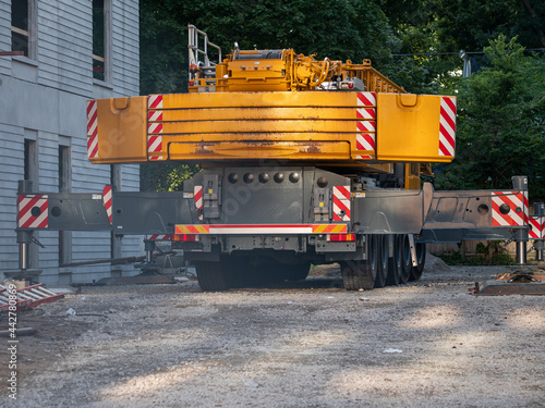 Crane at Construction Site