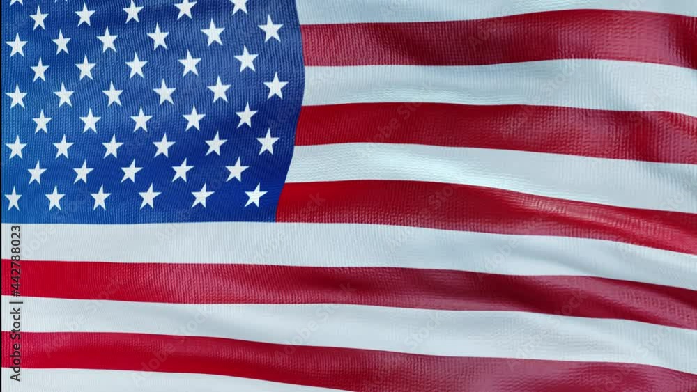 USA Flag loop 4K USA Flag loop 4K