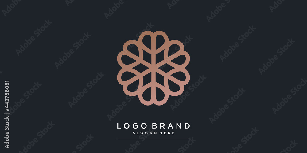 Boutique logo with creative modern style for company Premium Vector part 2