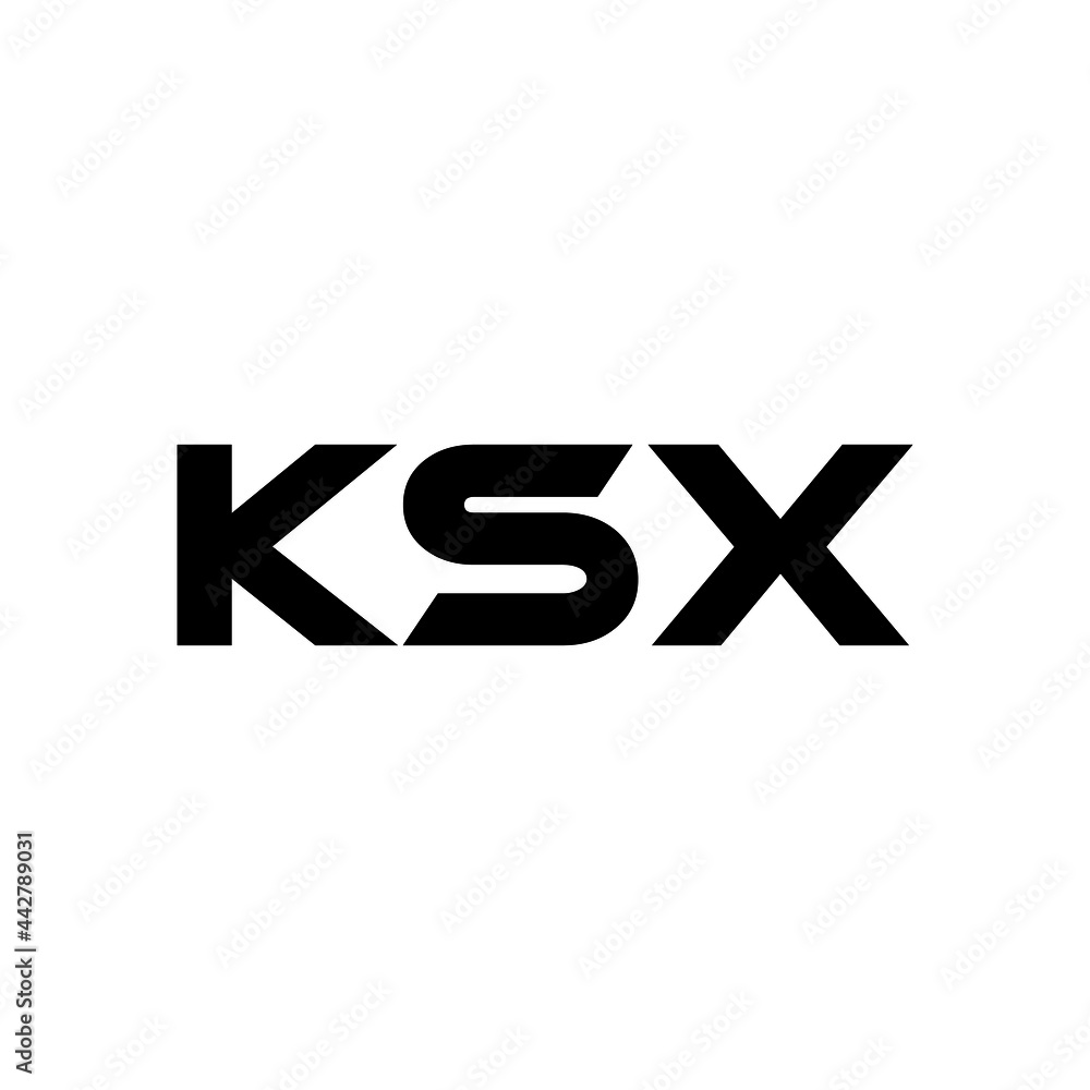 KSX letter logo design with white background in illustrator, vector logo modern alphabet font overlap style. calligraphy designs for logo, Poster, Invitation, etc. KSX letter logo design with white background in illustrator, vector logo modern alphabet font overlap style. calligraphy designs for logo, Poster, Invitation, etc.