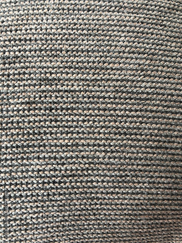 grey with beige material woven background