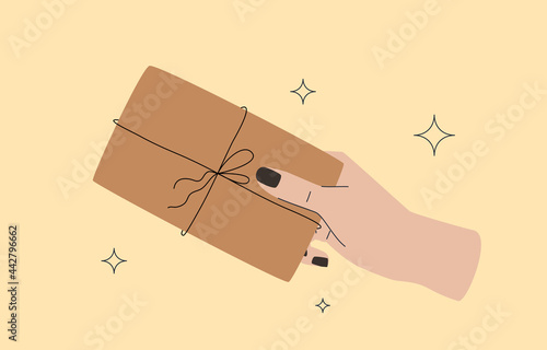 Vintage Hand With Envelope