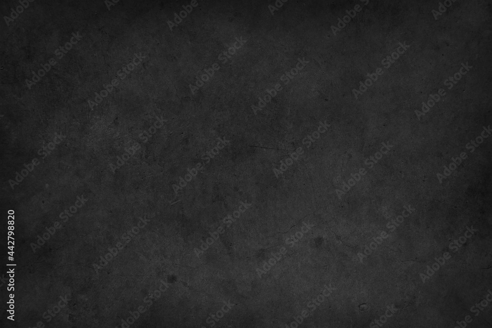 Fototapeta premium Dark black textured concrete background