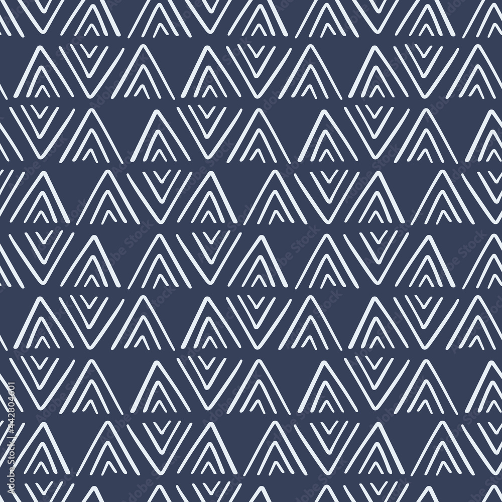 Ethnic geometric seamless pattern, African tribal endless ornament background Ethnic geometric seamless pattern, African tribal endless ornament background