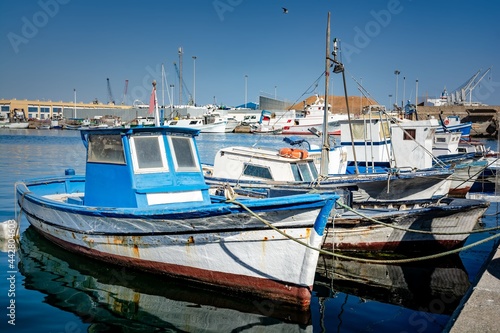 boats in the harbor