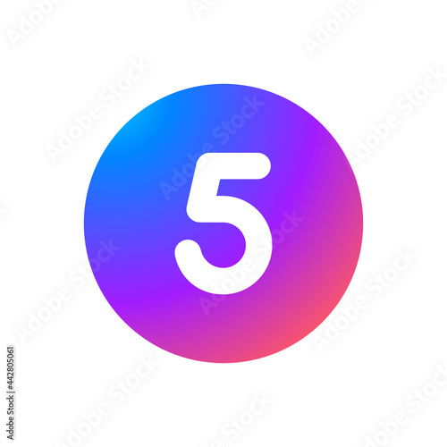 Five - Sticker