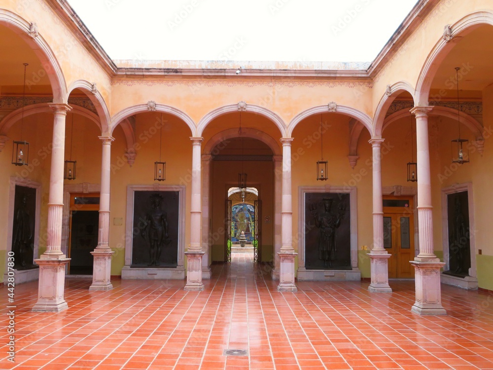 interior of the colonial museum, Mexico