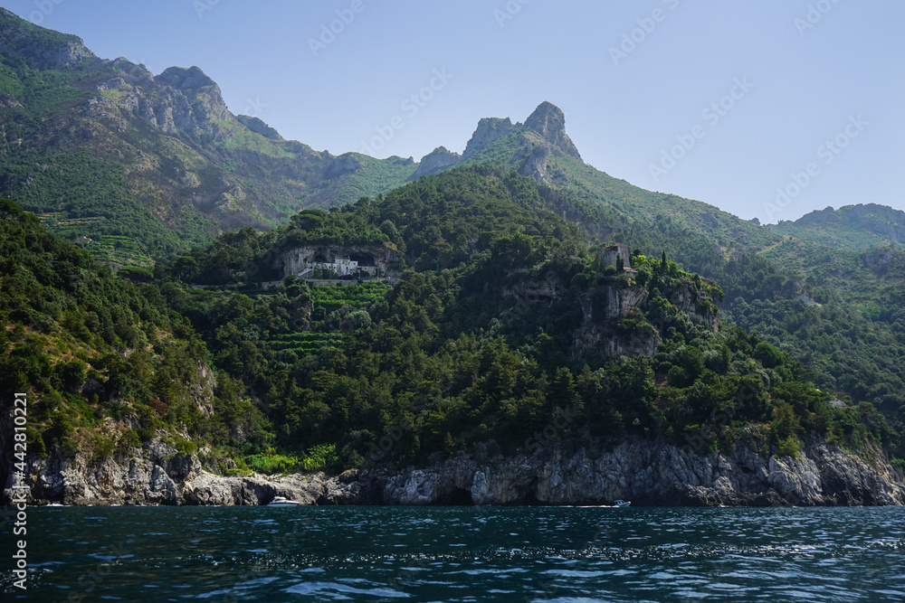 Amalfi coast on a summer sunny day, Salerno, Positano, Italy, Campania Amalfi coast on a summer sunny day, Salerno, Positano, Italy, Campania
