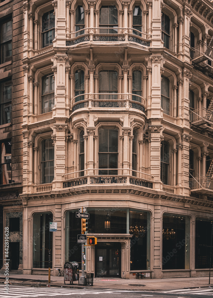 Historic architecture in the Flatiron District, Manhattan, New York