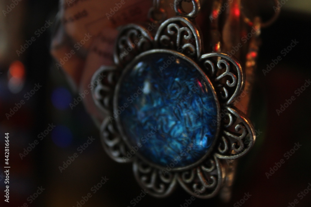 Fototapeta premium Blue Necklace