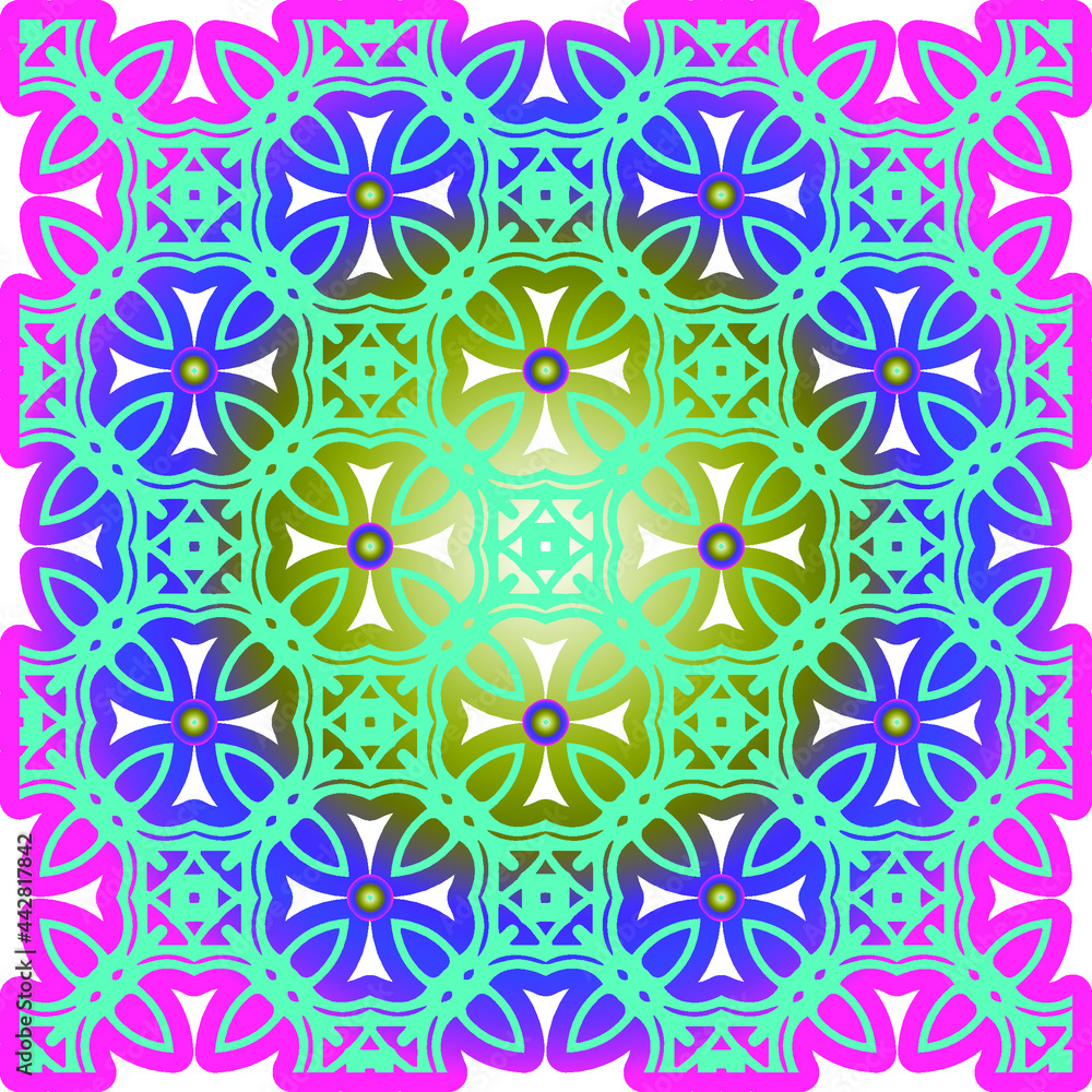 abstract background with colorful patterns. ornament for wallpapers and backgrounds.festive pattern.